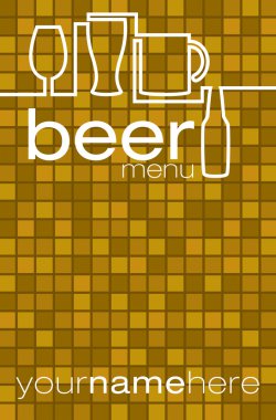 Beer Menu! clipart