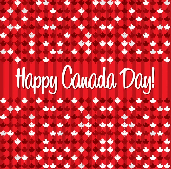 Heureux jour du canada! — Image vectorielle