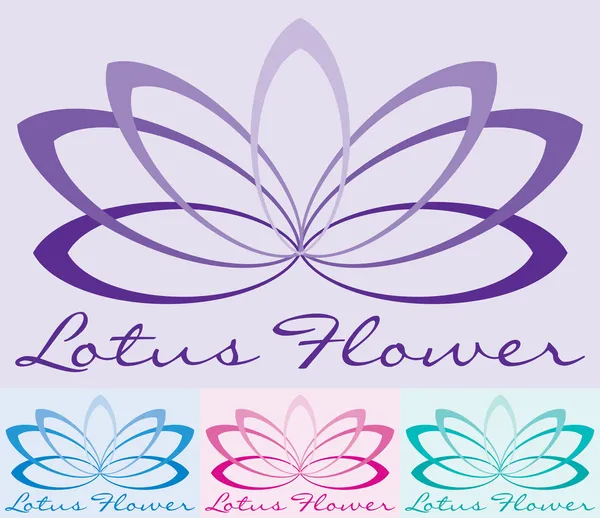 लोटस फूल — स्टॉक वेक्टर