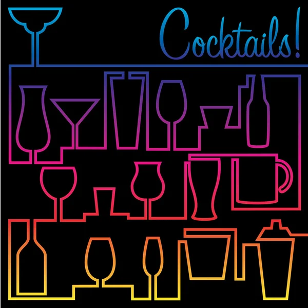 Cocktails! — Image vectorielle