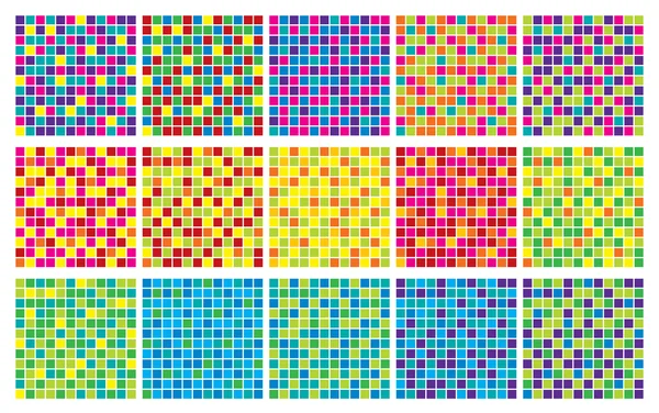 Mosaic Backgrounds — Stock Vector