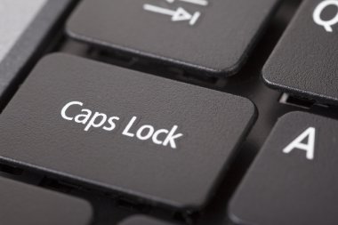 Caps lock clipart