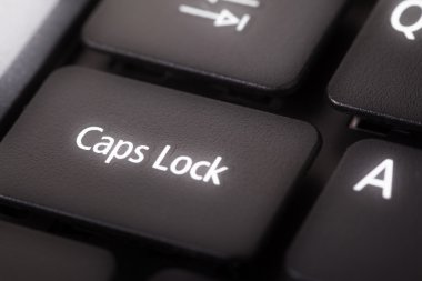 Caps lock clipart