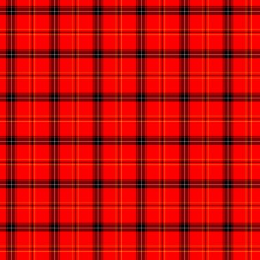 Red Tartan Seamless Pattern clipart