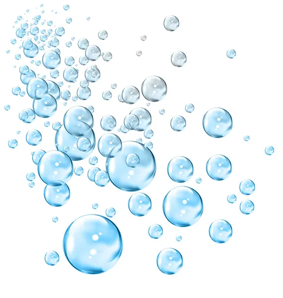Blue bubbles background Stock Photo by ©Artida 2564882