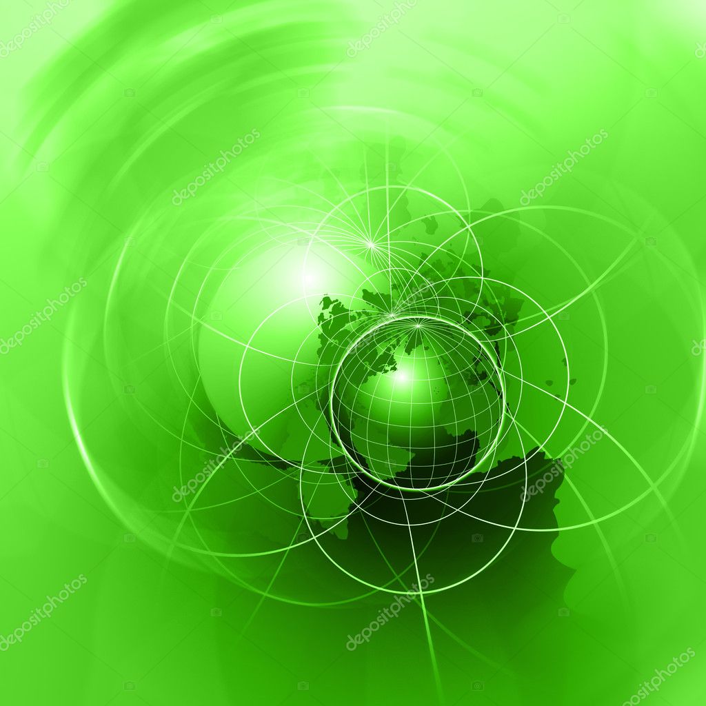 Green globe — Stock Photo © hypermania 5980076