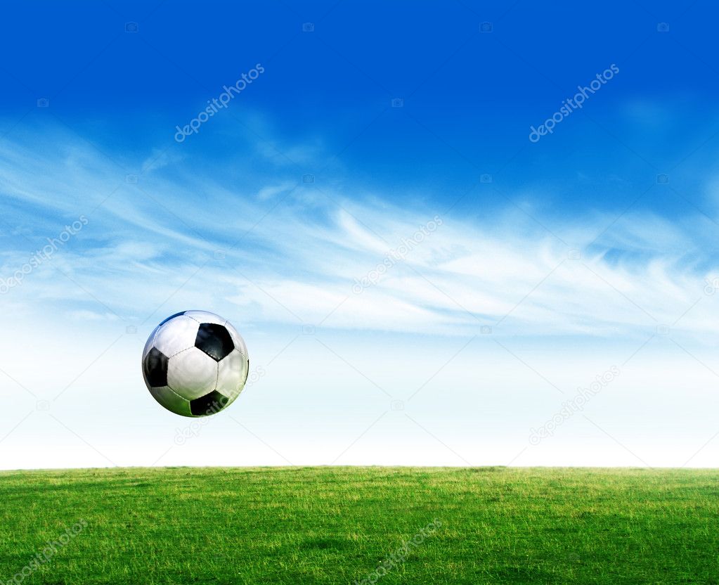 Football in air — Stock Photo © hypermania #6010548