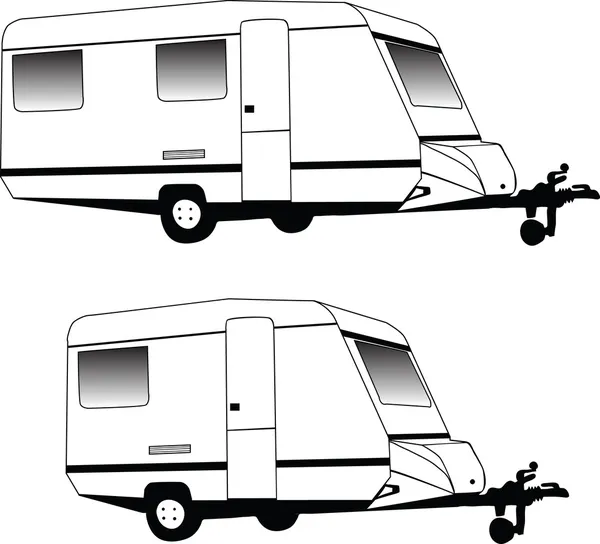 stock image Camping trailer