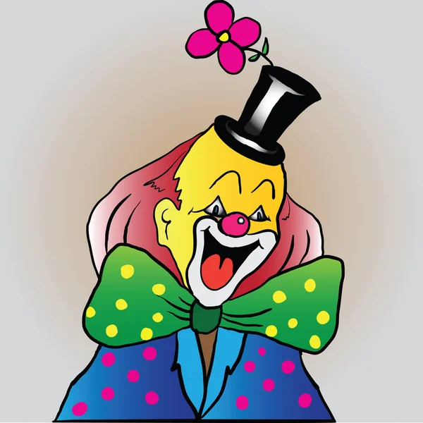Clown gezicht — Stockfoto