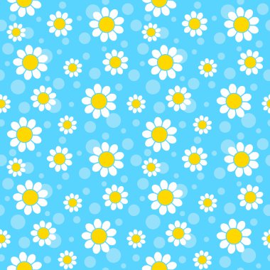 White flowers background clipart