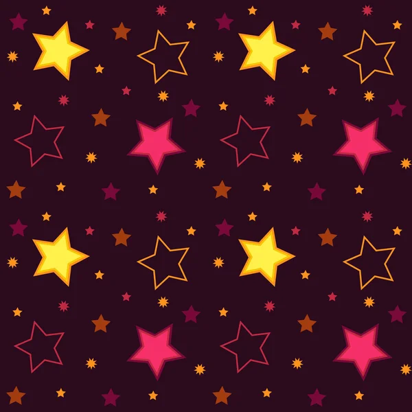 Sterne quadratischen Hintergrund — Stockvektor