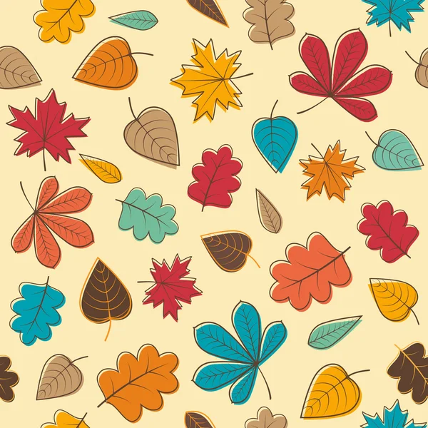 Autumnal background — Stock Vector