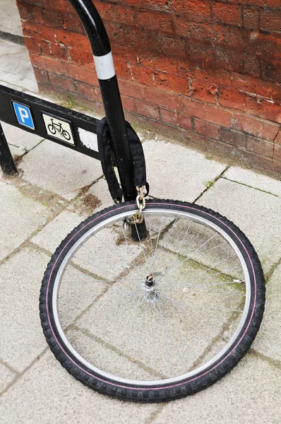 Bicycle theft — Stock Photo, Image