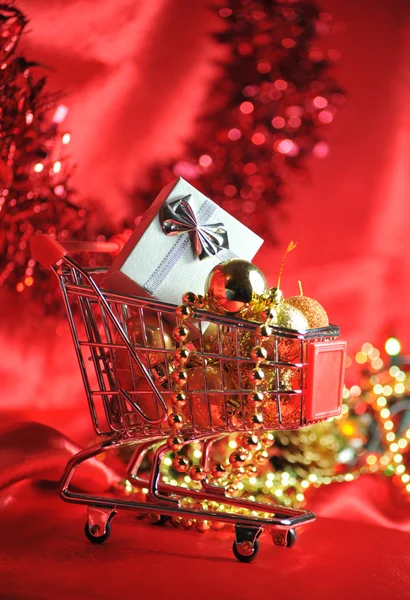 Χριστουγεννιάτικα ψώνια — Φωτογραφία Αρχείου