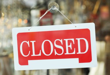 Closed sign clipart