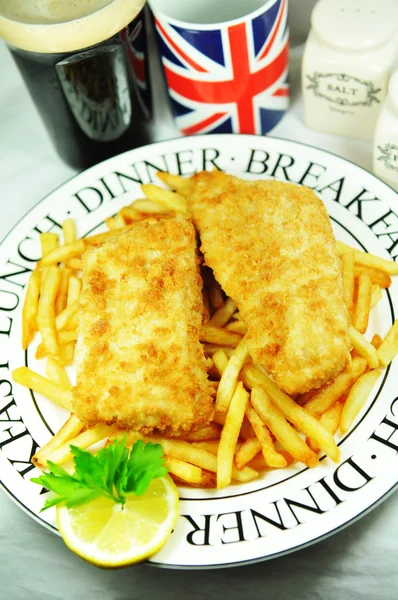 Fish and chips — Stockfoto
