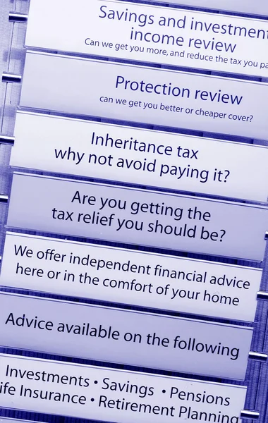 Tax financial advice — Stock Photo, Image