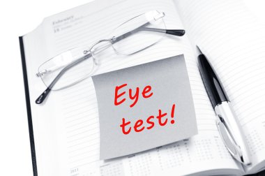 Eye test clipart