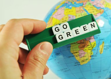 Go green! clipart