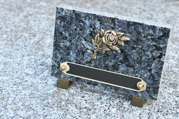 Funerary stone — Stock Photo, Image