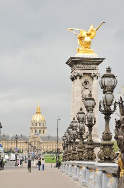 Bridge in Paris clipart