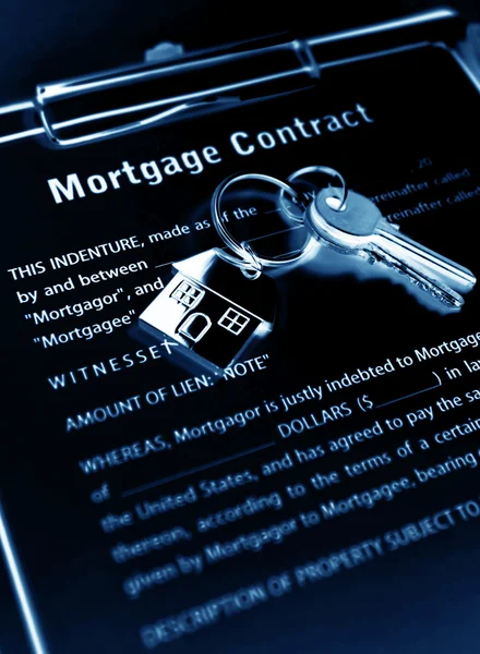 Contrato hipotecario — Foto de Stock