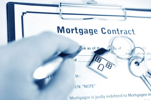 Mortgage sözleşmesi — Stok fotoğraf