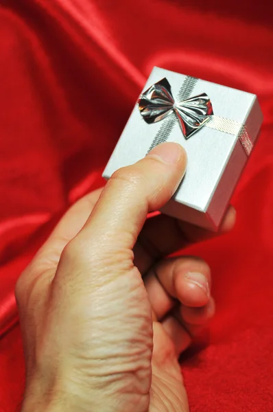 Offering a gift — Stock Photo, Image