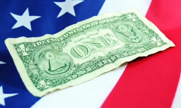 Een dollarbiljet — Stockfoto