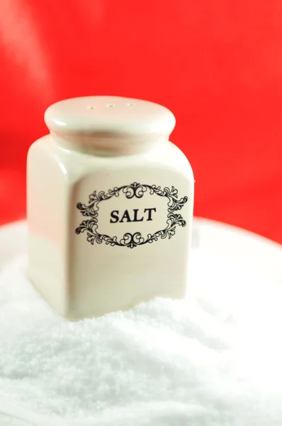 Frasco de sal — Fotografia de Stock