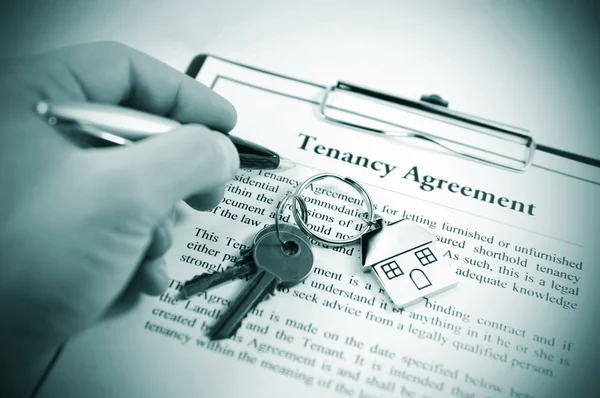 Tenancy agreement — Stock Photo, Image