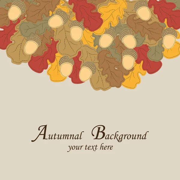 Autumn background. — Stock Vector