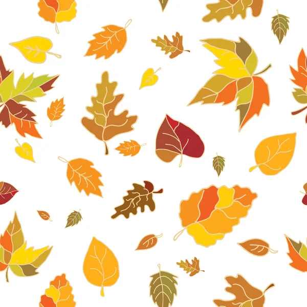 stock vector Autumn seamless pattern