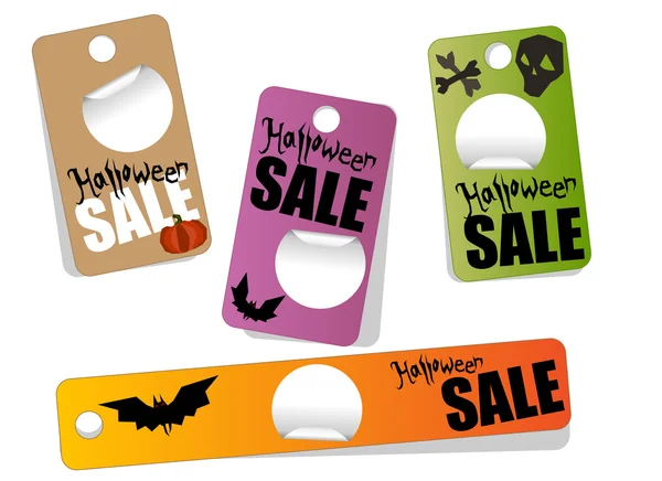 stock vector Helloween label