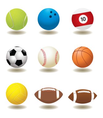 Sport Balls clipart