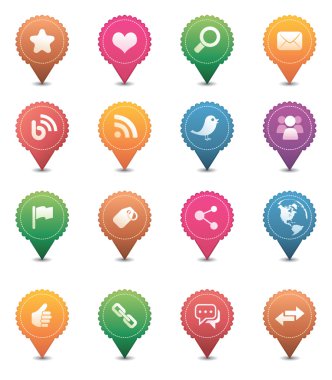 Social Media Icons | Colorful clipart