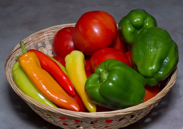 stock image Tomatoes and Peppers