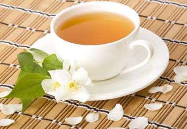 Green jasmine tea clipart