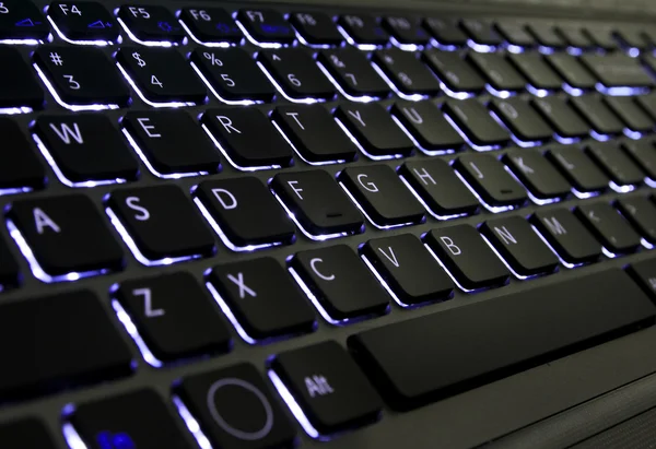 Keyboard with Light — Stock Photo, Image
