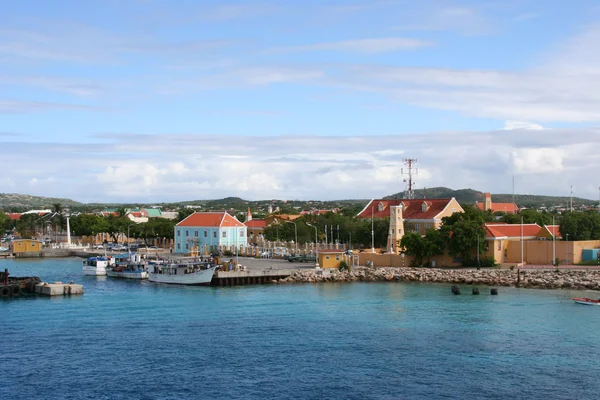Hafen Kralendijk - Niederländische Antillen Stockbild