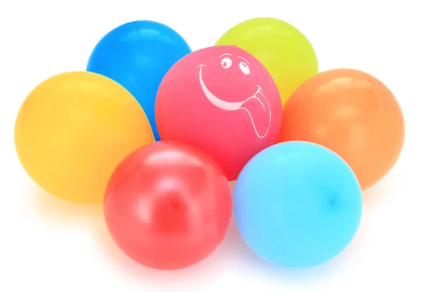 Balão com um sorriso — Fotografia de Stock