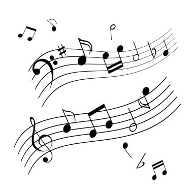 Musical notes clipart