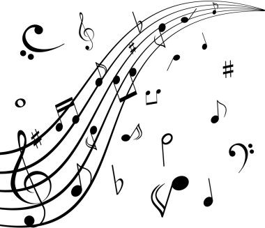 Musical notes clipart