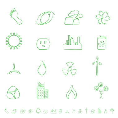 Eco Icon Set clipart