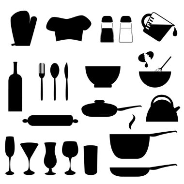 Kitchen utensils clipart