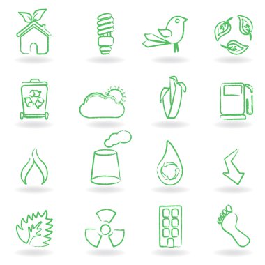 Eco Icon Set clipart