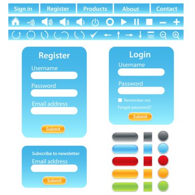 Web sitesi tasarım şablonu