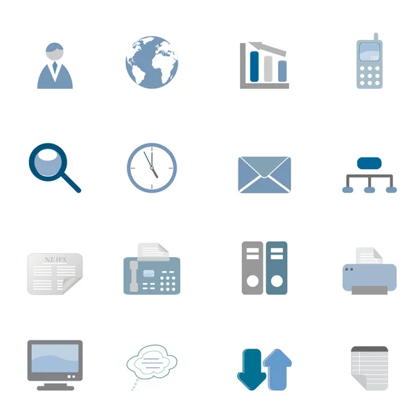 Business Icons Set — Stock Vector