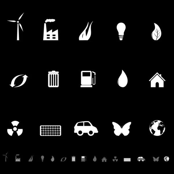 Symboles d'écologie générale — Image vectorielle