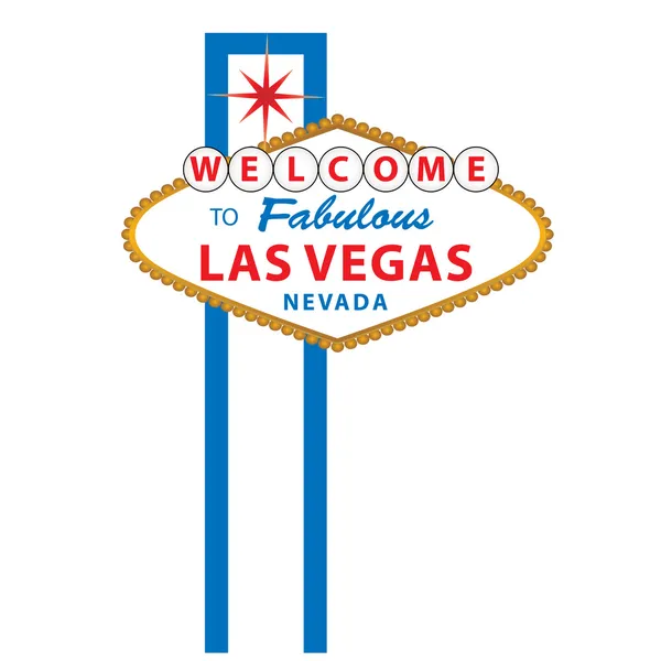 Bienvenue à Las Vegas signe — Image vectorielle